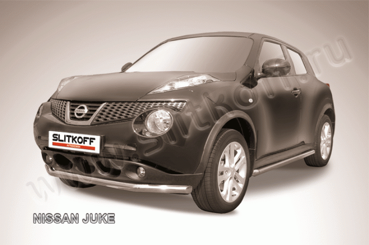 Защита переднего бампера d57 Nissan Juke