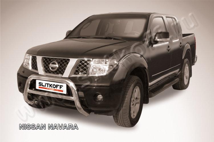 Кенгурятник d76 низкий Nissan Navara