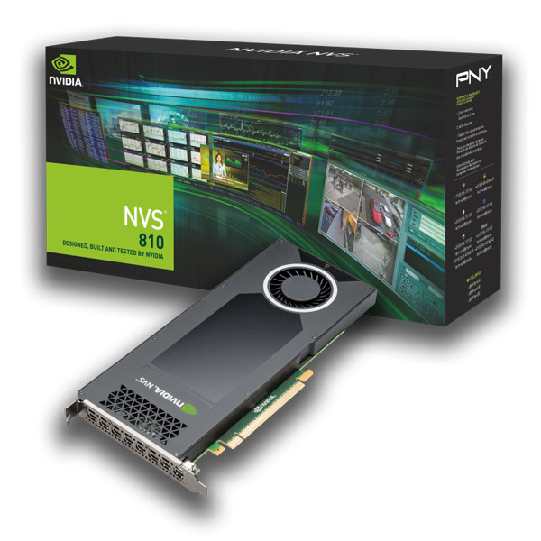 ВИДЕОКАРТА NVIDIA NVS 810 (VCNVS810DP-PB) 4GB PCIE 8XMDP DVI 128-BIT DDR3 1024 CORES 8MDP TO DP, RET - фото 1 - id-p79328956
