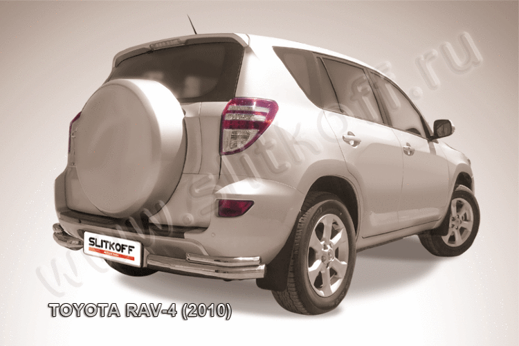 Уголки d76+d42 двойные Toyota RAV-4 (2010)