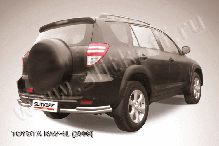 Уголки d57+d42 двойные Toyota RAV4 L (2009)