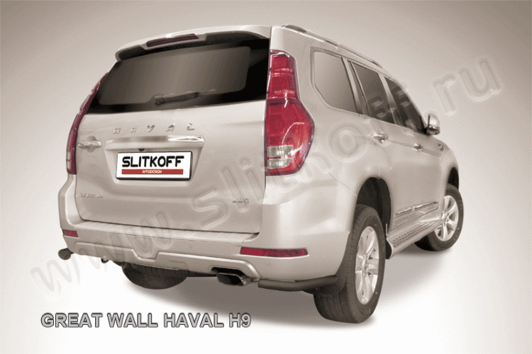 Уголки d57 черные Haval H9