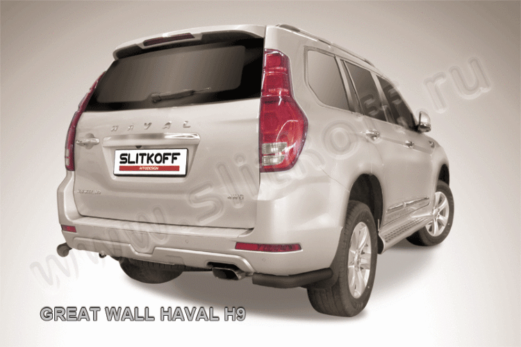 Уголки d76 черные Haval H9