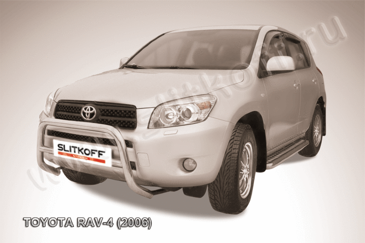 Кенгурятник d57 низкий Toyota RAV-4 (2006)