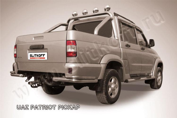 Уголки d57+d42 двойные UAZ Pickup (2007)