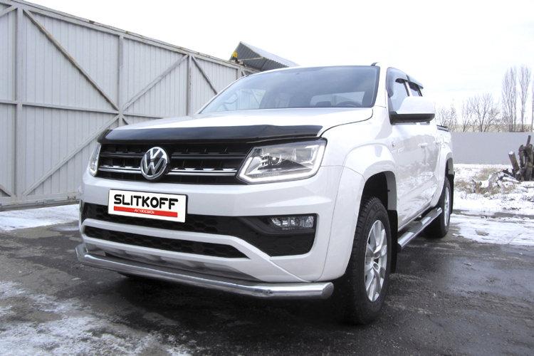 Защита переднего бампера d76 Volkswagen Amarok (2016)