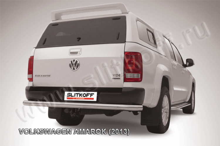 Защита заднего бампера d76 Volkswagen Amarok (2013)