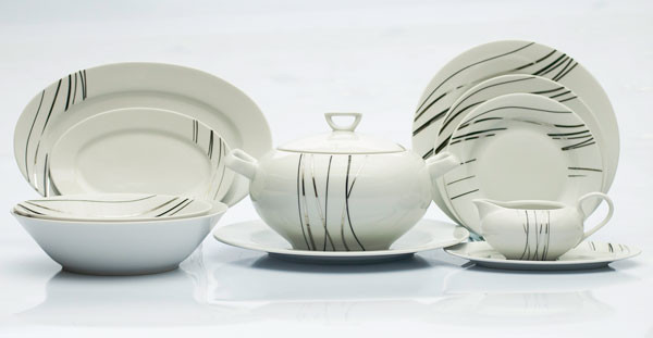 Сервиз столовый 12 персон Yvonne (Exclusive Bohemia, Чехия), фото 1