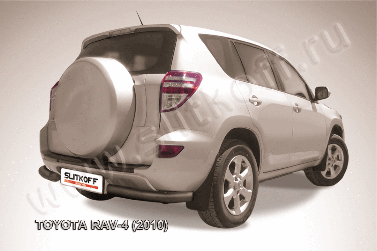 Уголки d76 черные Toyota RAV-4 (2010)