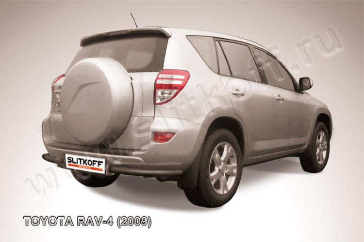 Уголки d57 черные Toyota RAV4 (2009)