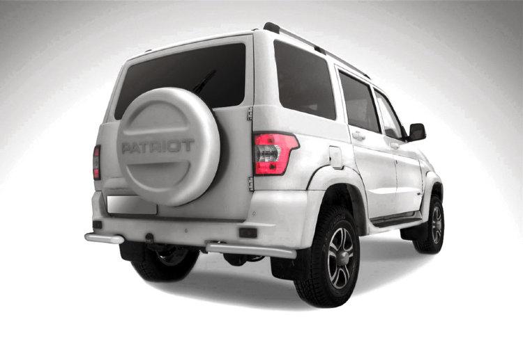 Уголки d57 серебристые UAZ Patriot 2014