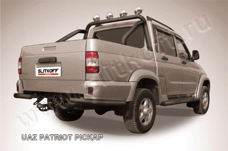 Уголки d57 черные UAZ Pickup (2007)