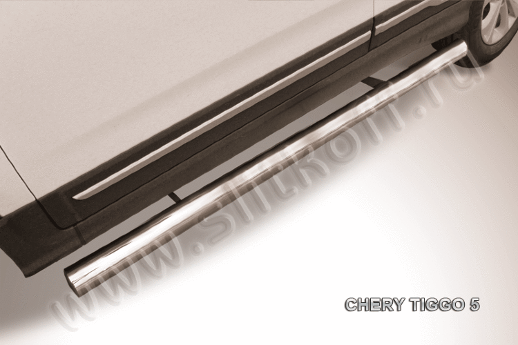 Защита порогов d76 Chery Tiggo 5