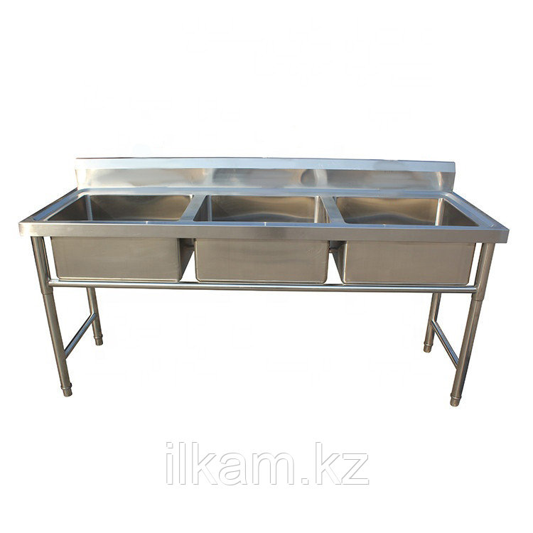 Ванна моечная, 3 секции (неглубокая)