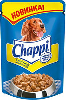 Chappi влажный корм для собак "Аппетитная курочка" - 100 г