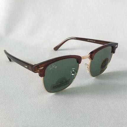 Очки солнцезащитные Clubmaster Ray-Ban (Серо-голубые линзы / C3), фото 2