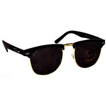 Очки солнцезащитные Clubmaster Ray-Ban (Серо-голубые линзы / C5), фото 3