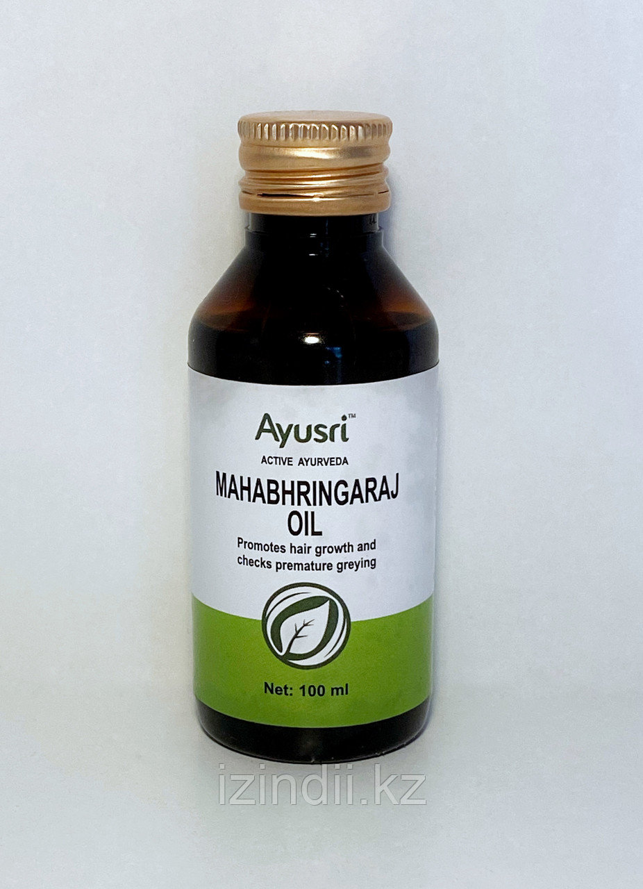 Масло для волос Махабрингарадж, 100 мл, Mahabhringaraj Oil, Ayusri
