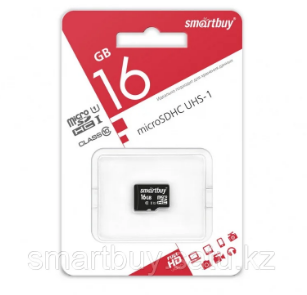 Карта памяти microSDHC Smartbuy 16 GB (class 10) UHS-I - фото 1 - id-p79342513