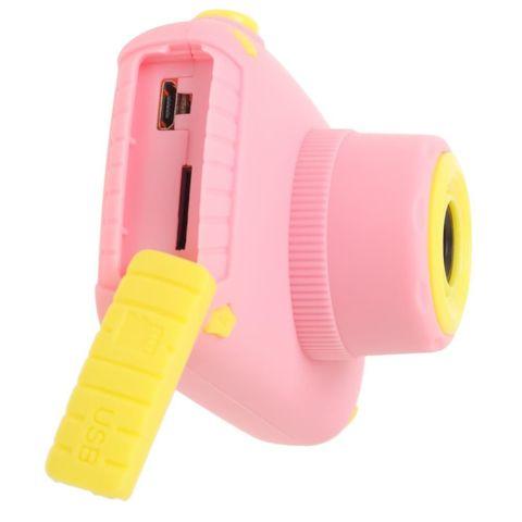 Фотоаппарат-игровая консоль детский GSMIN Fun Rabbit с силиконовым чехлом (Розовая) - фото 9 - id-p79352034