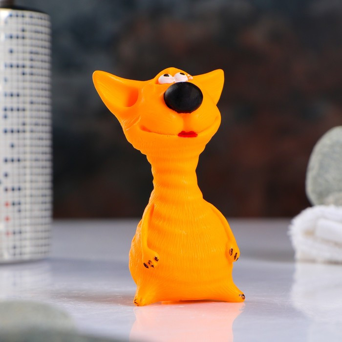 Мыло фигурное "Кот Баюн" рыжий 50гр