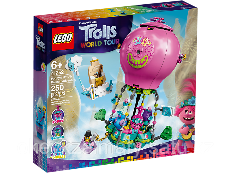 LEGO Trolls: Путешествие Розочки на воздушном шаре 41252