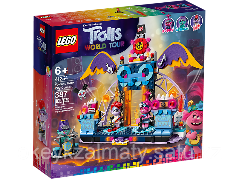LEGO Trolls: Концерт в городе Рок-на-Вулкане 41254