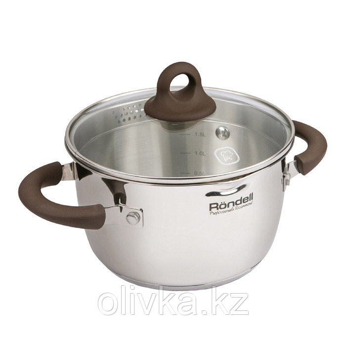 Кастрюля с крышкой Rondell Aristokrat 18 см, 2.3 л