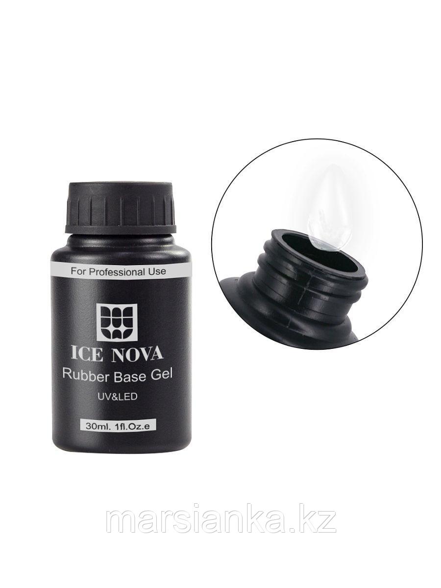 База Ice Nova Rubber base (прозрачная каучуковая база), 50мл