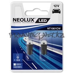 LED NEOLUX W5W 6000K 12V 0.5W NT1061CW-02B