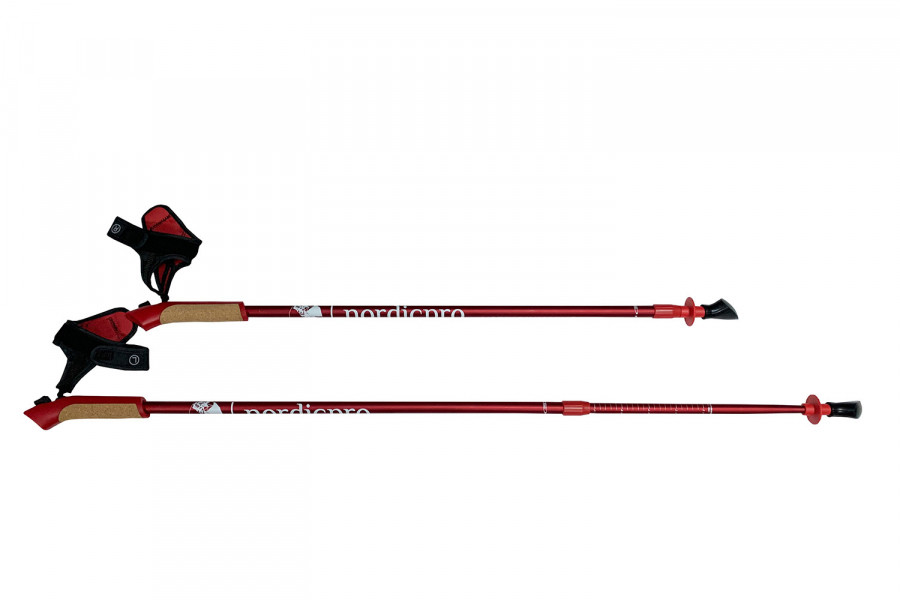 Палки для скандинавской ходьбы Nordic pro RED
