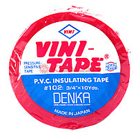 Изолента Vini-tape Жапондық ПВХ Denka түпнұсқасы қызыл