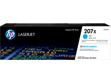 HP W2211X Картридж лазерный HP 207X голубой ресурс 2450 стр.(увеличенной емкости)