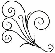 Кованый элемент Балясина Букет №1