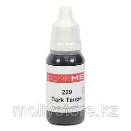 Doreme 229 Dark Taupe, 15 мл (0.5oz), 1 шт. Пигмент для бровей