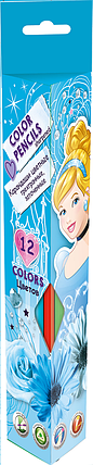 Набор цветных карандашей треугольной формы. Princess, фото 2