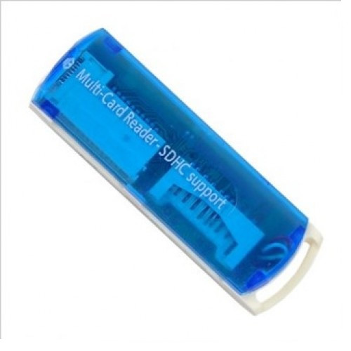 Картридер ALL in 1 USB 2.0 (Blue)