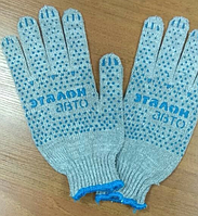 Перчатки х/б с покрытием ПВХ («Волна») 5 нитей
