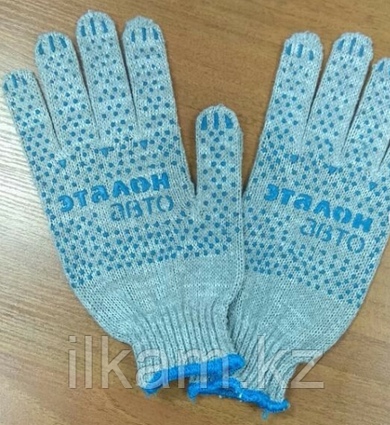 Перчатки х/б с покрытием ПВХ («Волна») 5 нитей, фото 1