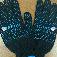 Перчатки х/б с покрытием ПВХ («Волна») 5 нитей