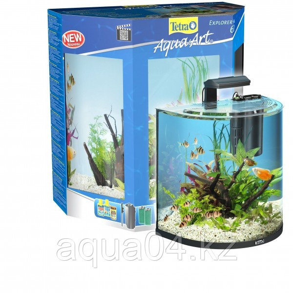 Аквариум дуговой Tetra AquaArt Explorer Line LED Gold 30л белый - фото 2 - id-p79427632