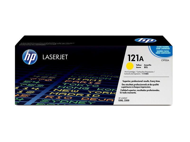 HP C9702A Картридж лазерный HP 121A желтый, ресурс 4000 стр, для Color LaserJet 2500/1500