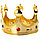 Королевская корона с камнями золотистая, фото 2
