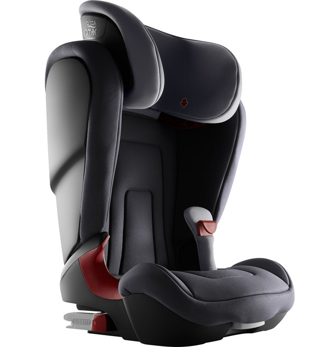 Автокресло Kidfix2 R Storm Grey Trendline 15-36 кг (Britax Römer, Германия)