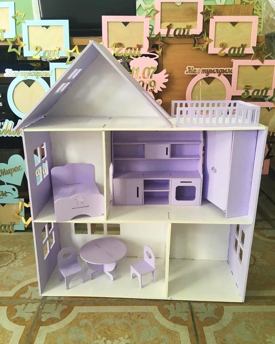 Кукольный домик (в комплекте 6 предметов мебели) - фото 1 - id-p74296287
