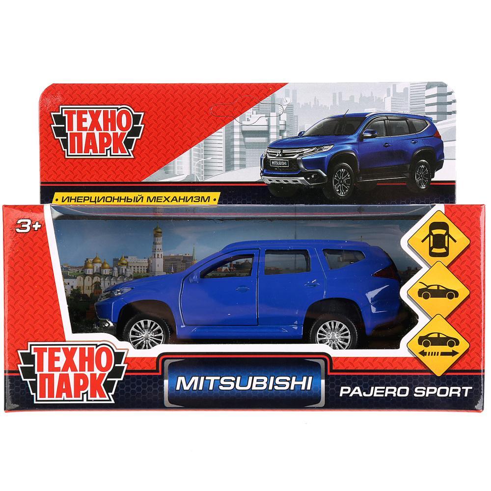 Технопарк Металлическая инерционная модель Mitsubishi Pajero Спорт, 12 см.