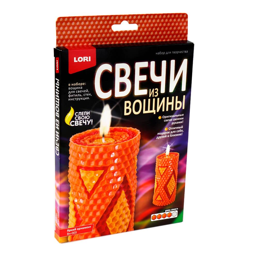 Свечи из вощины LORI "Яркий орнамент"
