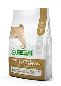 Сухой корм для собак всех пород склонных к полноте или стерилизованных Nature's Protection Weight Control