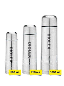 Термос DIOLEX DXW-500-1 0,5л,ребрист.поверхность