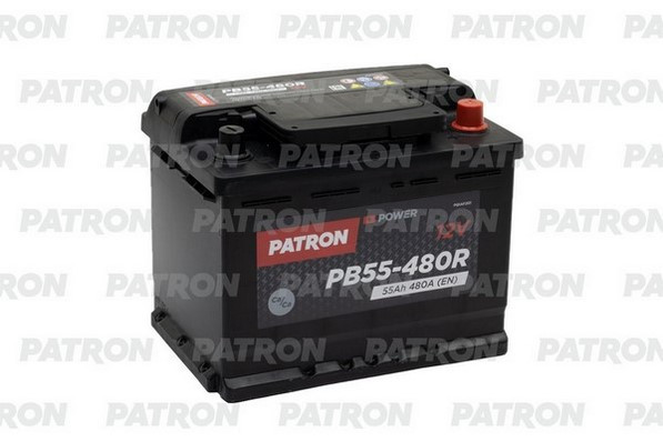 Аккумулятор Patron Plus 12В 55Ач 480А - фото 1 - id-p79474200